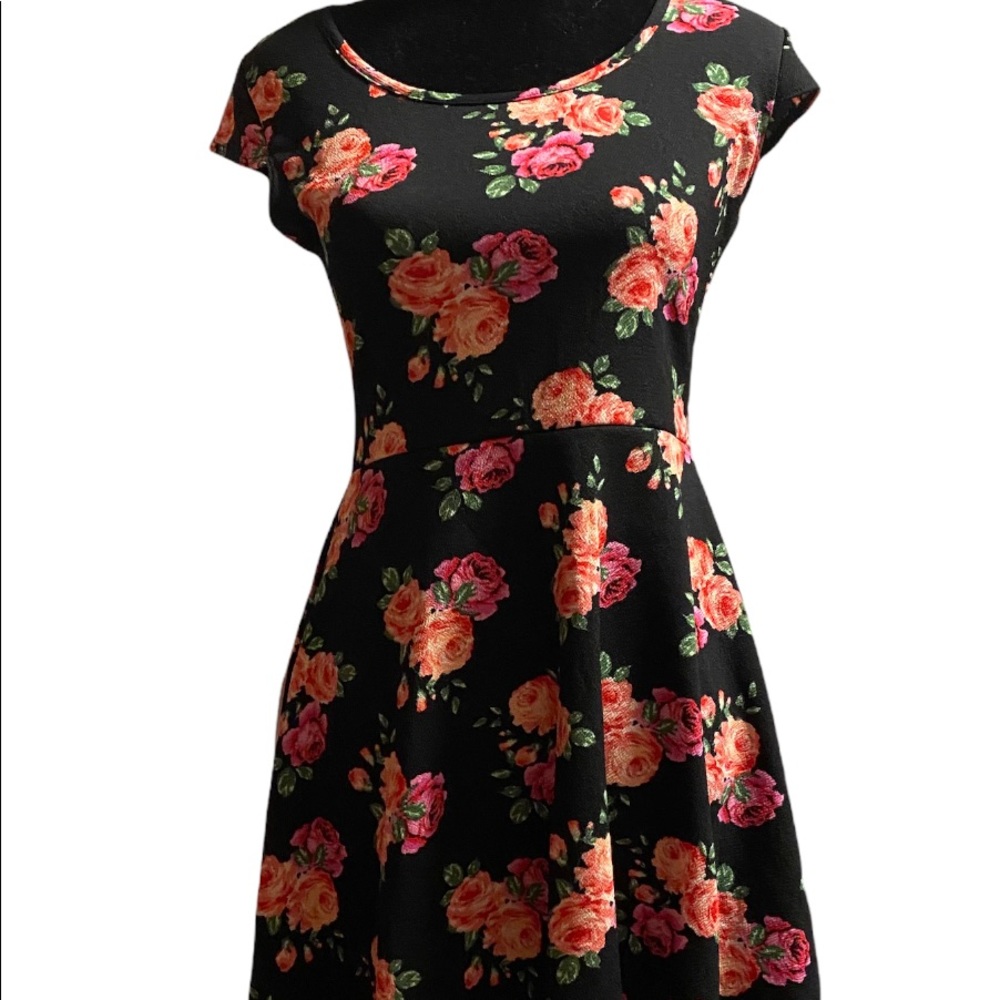 Pine floral dress